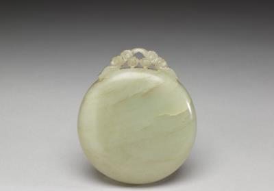 图片[3]-Round jade box with cloud-pattern handle, Song to Yuan dynasties, 960-1368 C.E.-China Archive